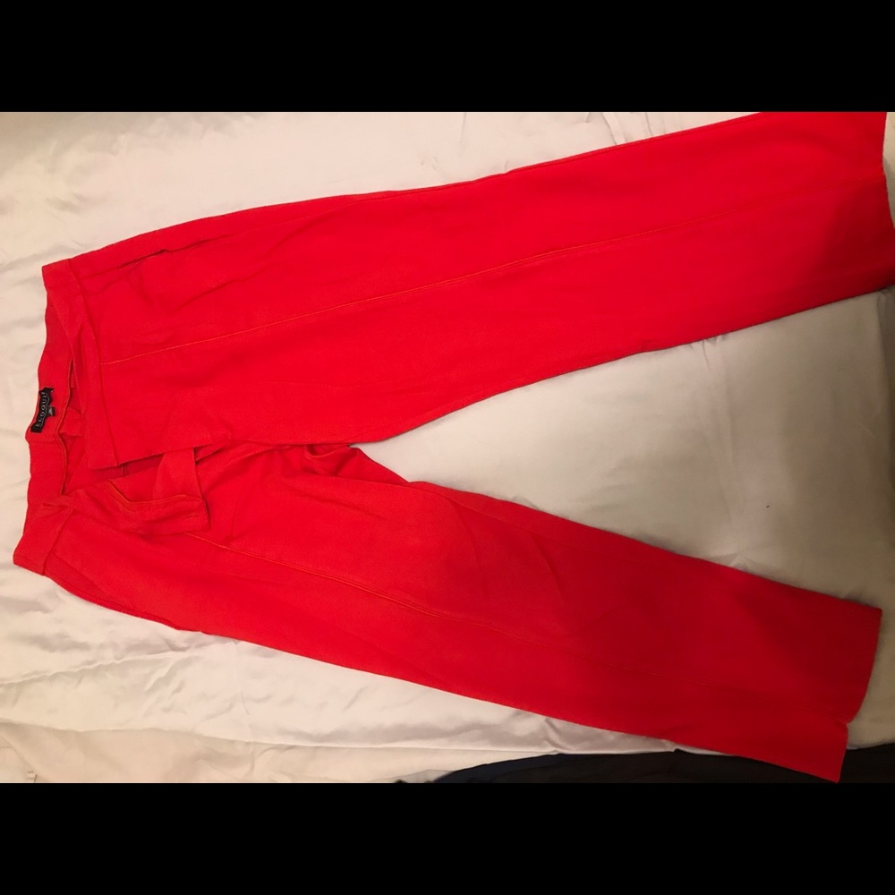 Stretch pintuck pants